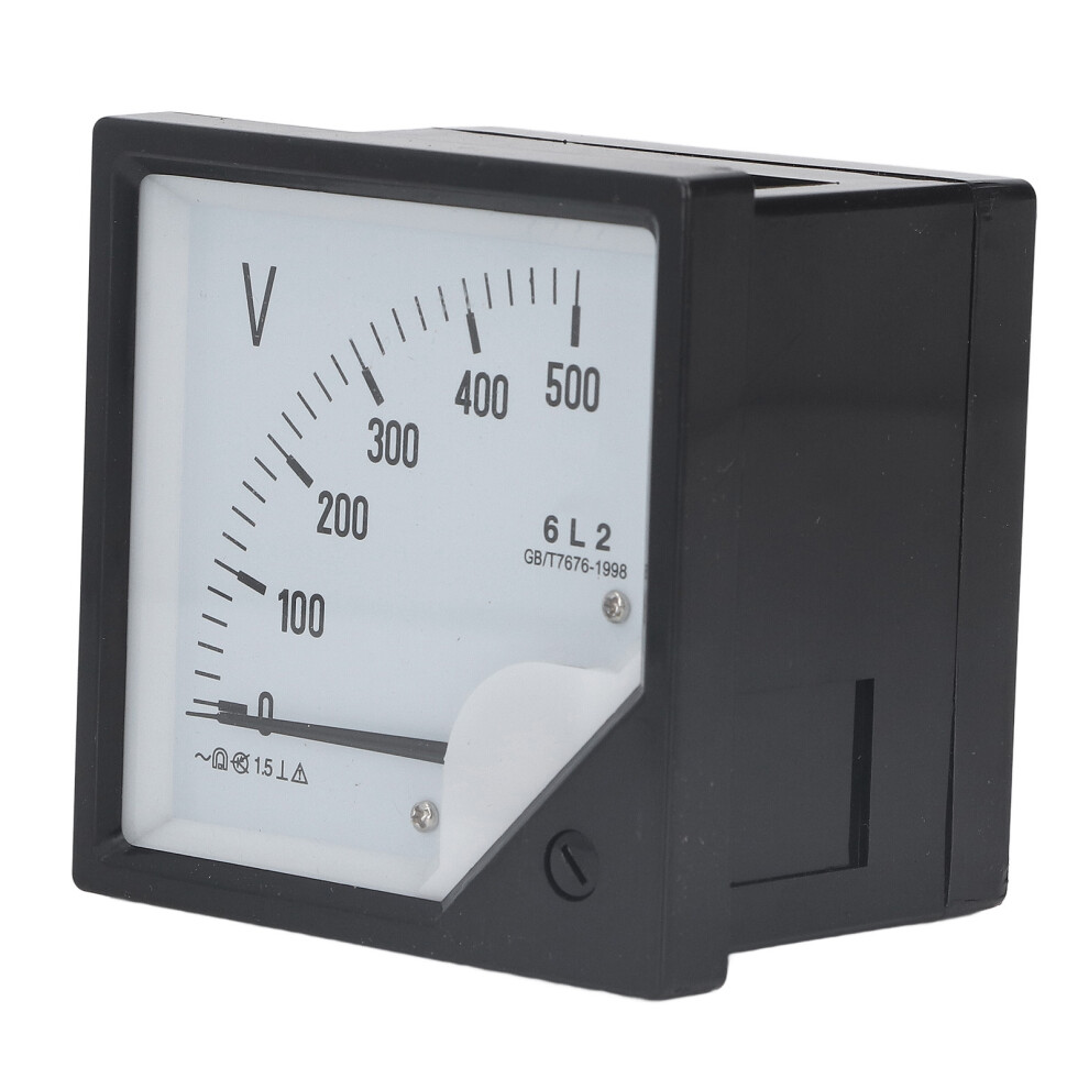 Analog Voltmeter Ac 0-500V Panel Needle Meter For Industrial Use 5091356382846