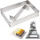 (As show, One size) Rectangular Adjustable Baking Frame, With Dividers, Adjustable Cake Ring 1