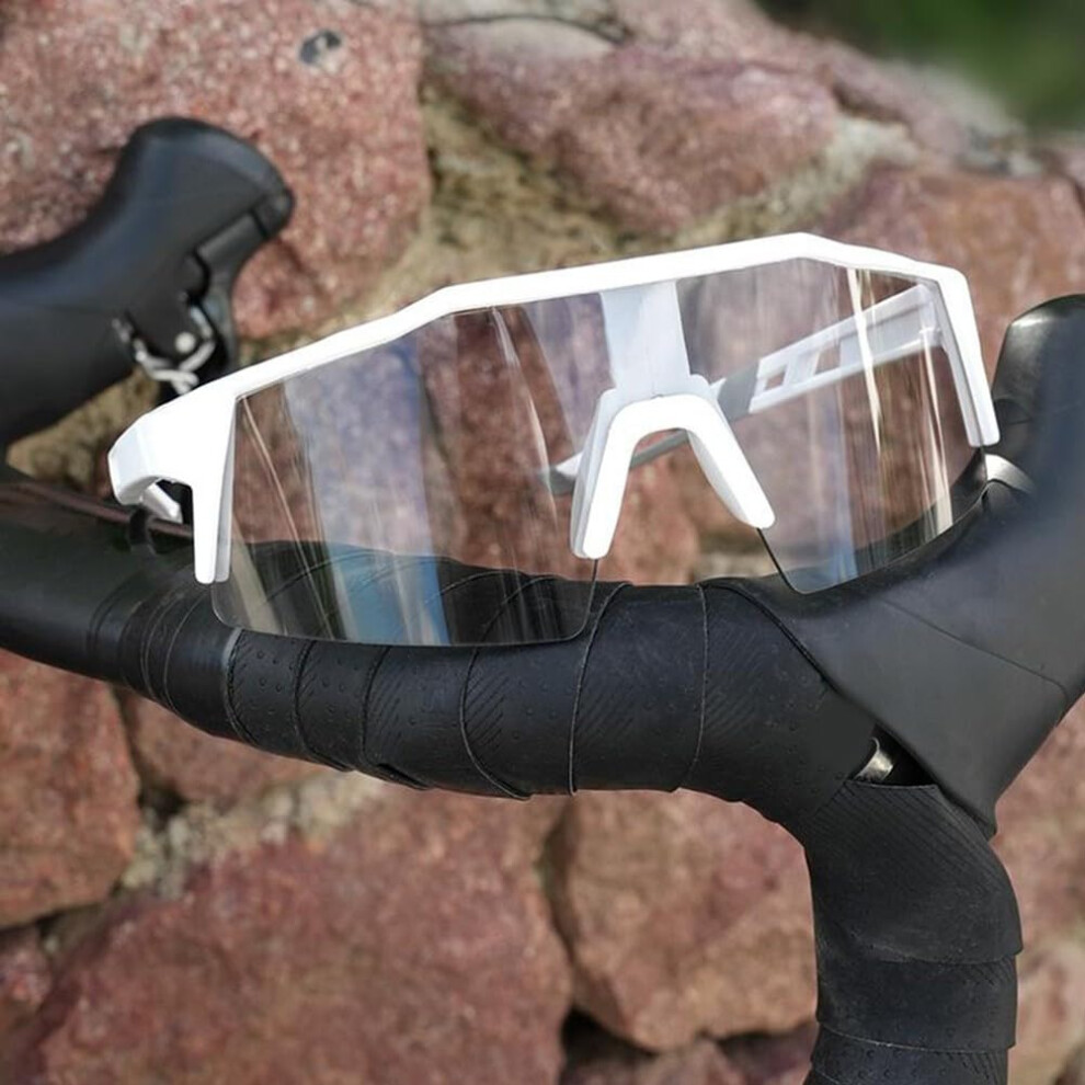 Motorcycle Glasses Photochromic Lenses One Size Sleek Design Riding Eyewear 9067246381257
