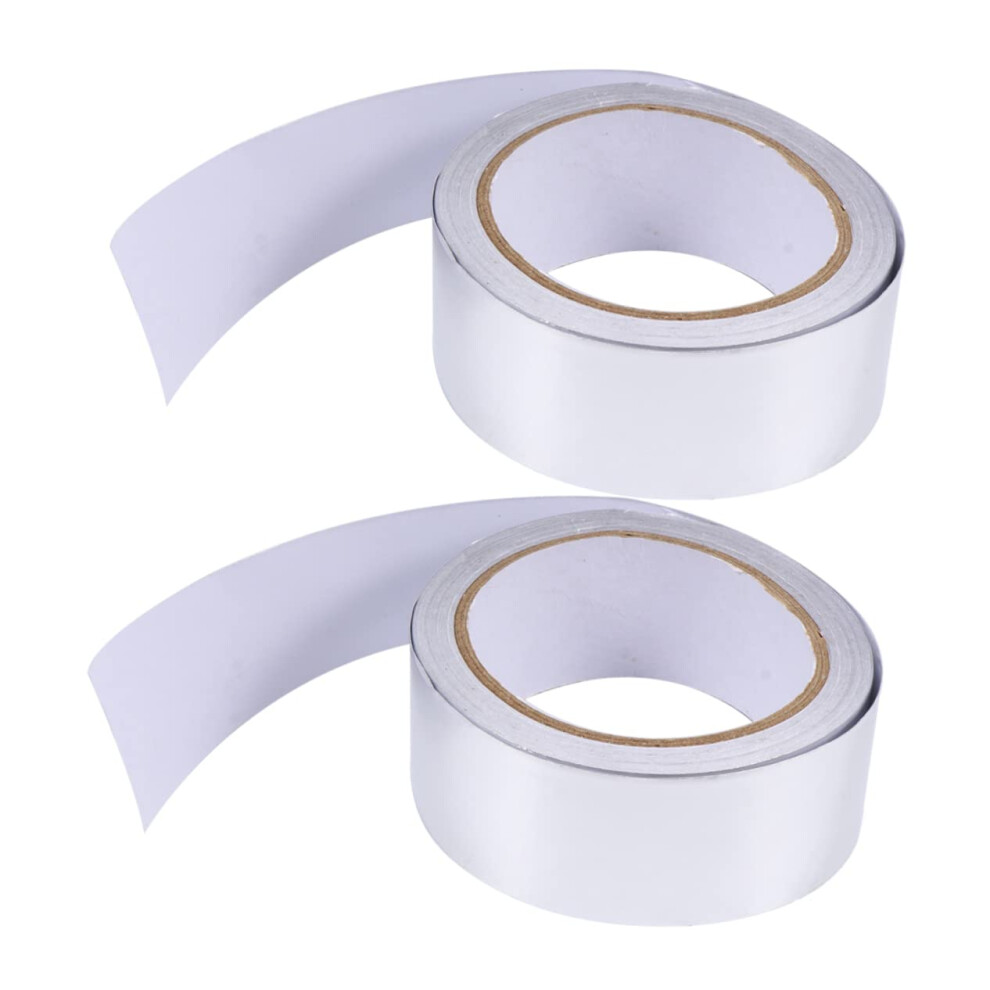 Aluminum Foil Tape 2 Pcs Heat Resistant Fireproof Thick Insulating Sealing Hvac Ducts Exhaust Pipes And Home Appliances 9354506593605