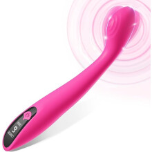 Soft Mini Multi-Speed Bullet Vibrator Silicone Waterproof, 10-Mode Travel For Women Stress Relief Model 458/5007