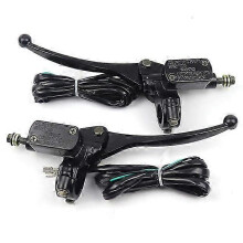 (As show, Brake Lever left) Front or Rear Brake Pump Brake Rotor Brake Pads Brake Lever Brake Hose for Citycoco Electric Scooter Accessories e