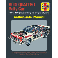 Audi Quattro Rally Car Manual by Nick Garton Hardcover Book
