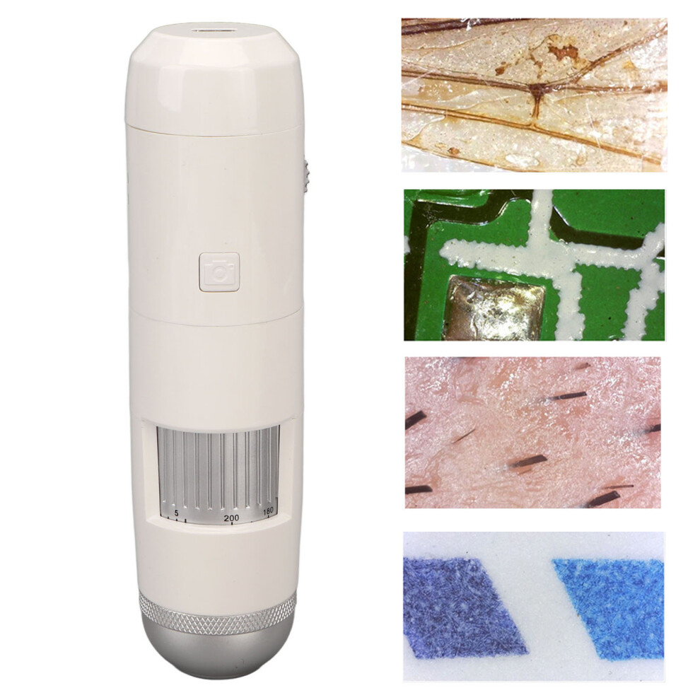 Hair Detector Analyser Wireless 50X-200X for Beauty Salon, Compact 142mm