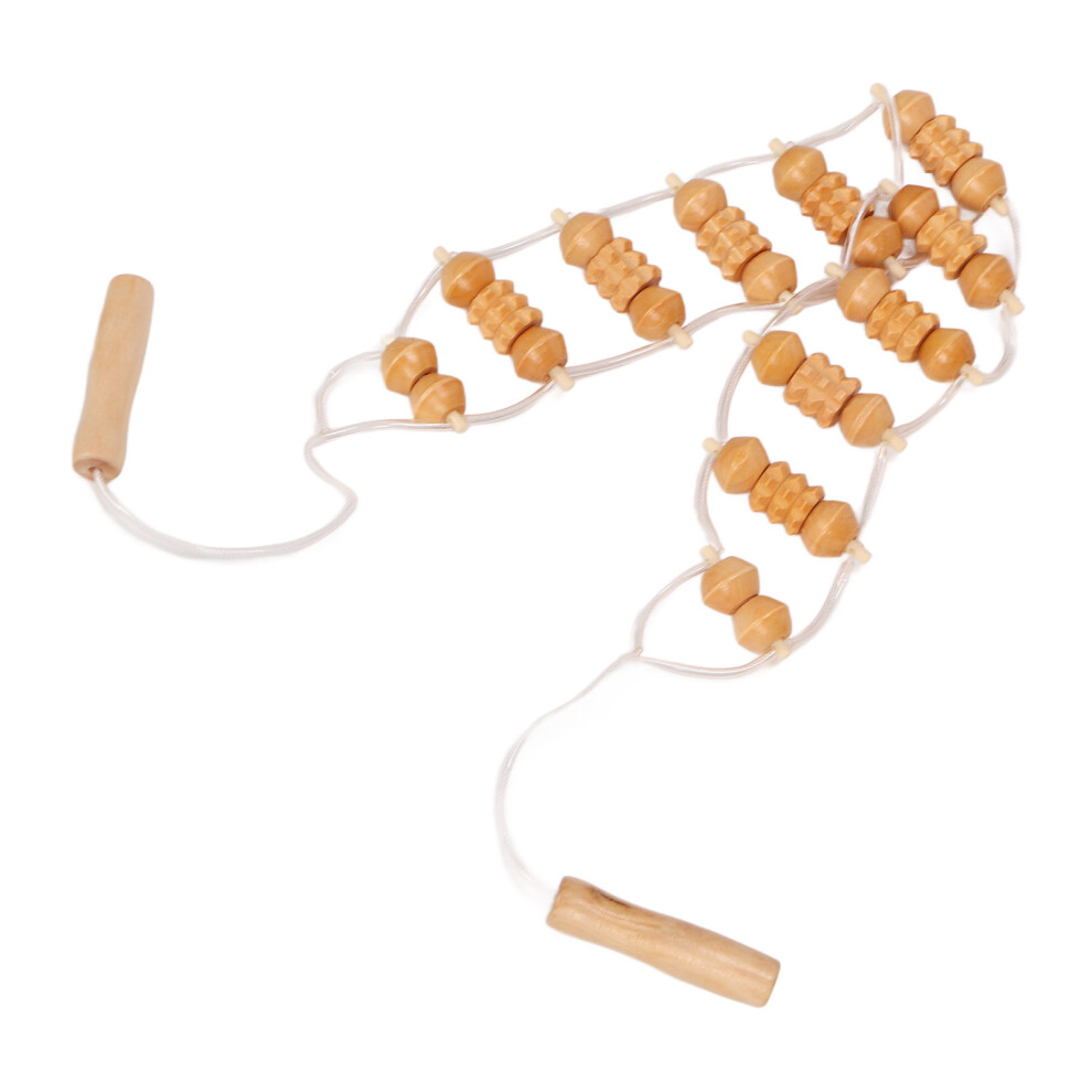 Folding Wood Massage Roller for Trigger Points and Circulation