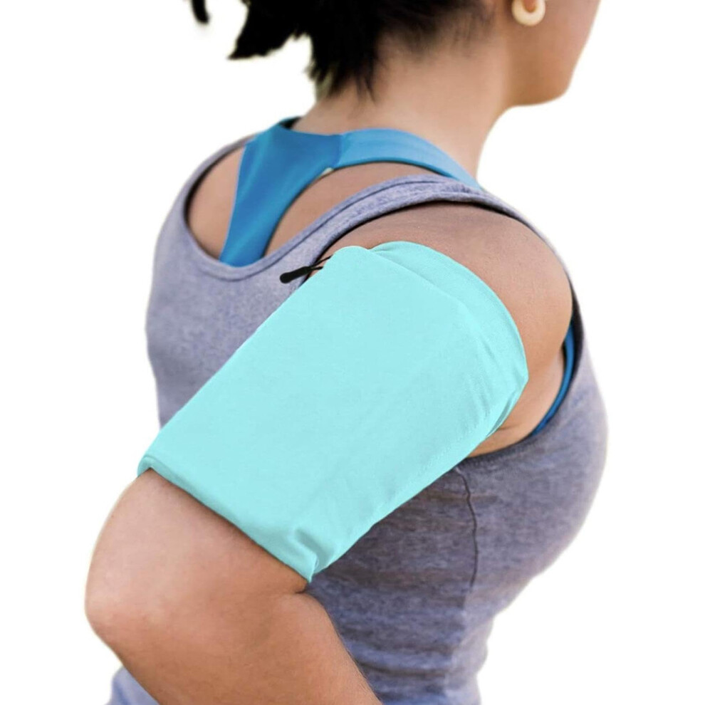 Phone Arm Bands For Running Lake Adjustable Sports Armband For Iphone And Android, Fits 4.7-6.5 Inch Phones Blue 9393856696796