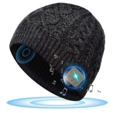 (As show, One size) Bluetooth Beanie Hat With Headphones Stereo Speakers Mic, Music Hat Gifts
