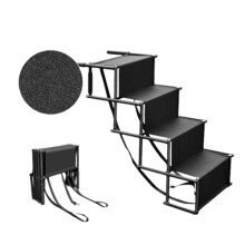 Dog Ramp 4-Step Folding For Kia Ceed Proceed XCeed SW GT 2018-2024 Dog Step Pet Ladder Ramp Boot Trunk