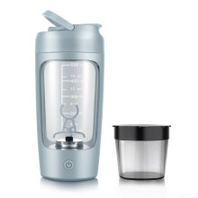 Electric Shaker Cup For Milkshakes Or Juices, Portable, Black Color, Compact Design, With Box