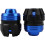1Pair Universal Motorcycle Scooter Front Fork Cup Aluminum Frame Slider Blue Most Bikes Compatible Crash Protector 5