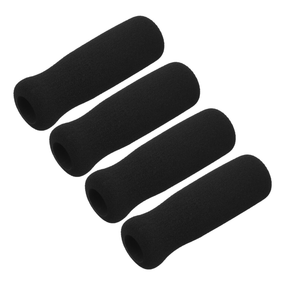 Crutch Handle Grips 4 Pack For Canes Replacement Grips With Thick Sponge Padding Non Slip Easy To Install