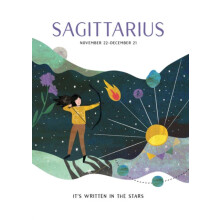 Astrology Sagittarius Hardcover Book