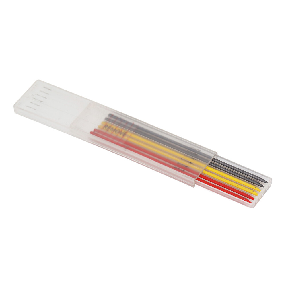6Pcs Hb Carpenter Pencil Refills 2.8Mm Refill Set For Woodworking 4951356388846