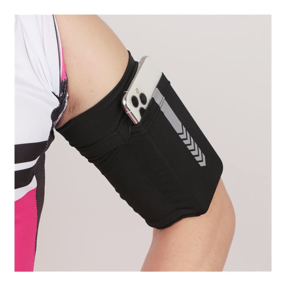 Running Armband For Mobile Phone Arm Bag Size L Color -L Adjustable Strap Fits Most Smartphones Black 9067246382452