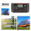 Solar Controller 100A 60A Dual USB LCD Display Battery Charge Controller 12V/24V Timer Setting Auto Panel Regulator Nero 5