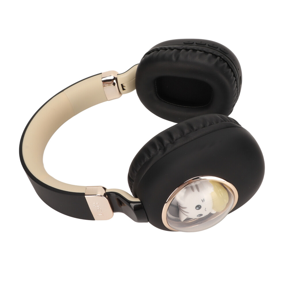 Cute Cartoon Bluetooth Gaming Headset 400Mah Wireless Stereo With Led In Light/Black 4381356389466