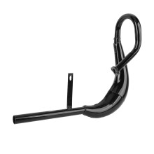40mm Aluminiumlegierungs-Motorrad-Auspuffanlage für 49-80CC Elektrofahrrad Schwarz