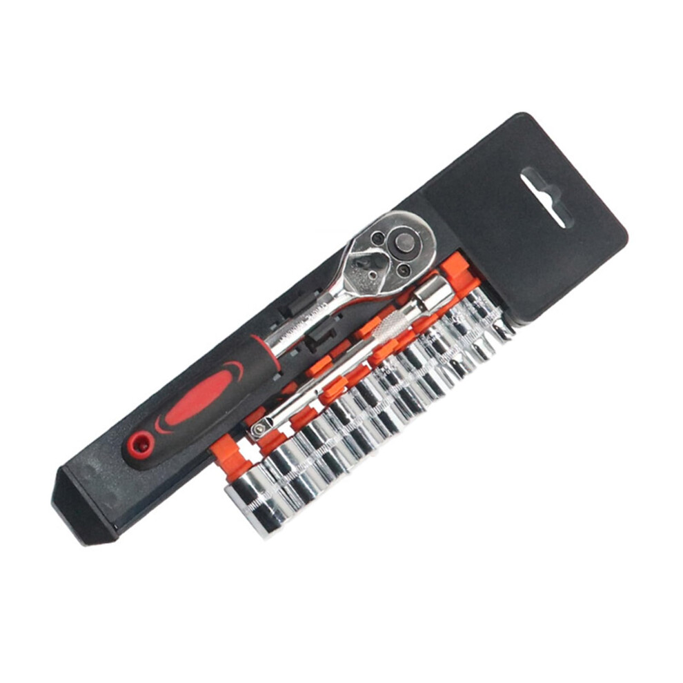 Wrench Socket Set 12-Piece For Car Maintenance Ratchet Wrench With Sockets And Extended Rod 9354506595005