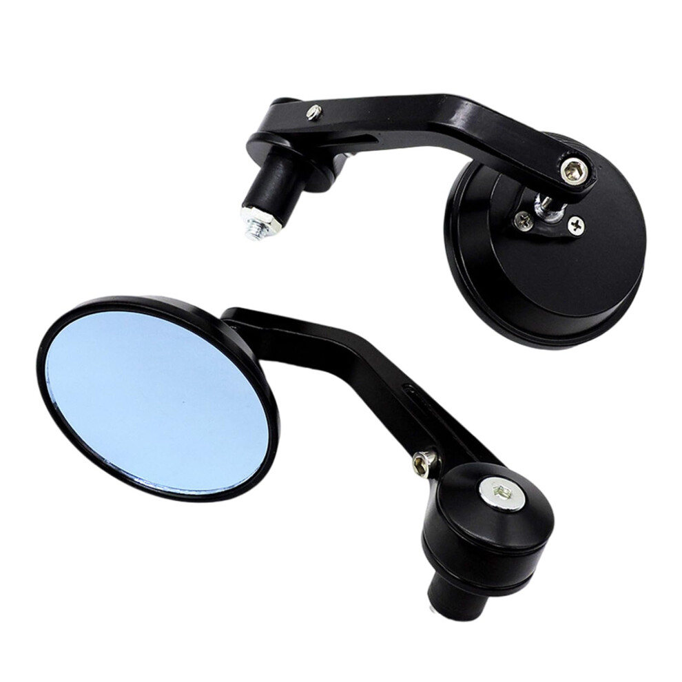 Motorcycle Glass Wide Viewing Angle Rear View Glass Easy To Install Flexible Adjustment For Motorcycle Enthusiasts 9393856698387
