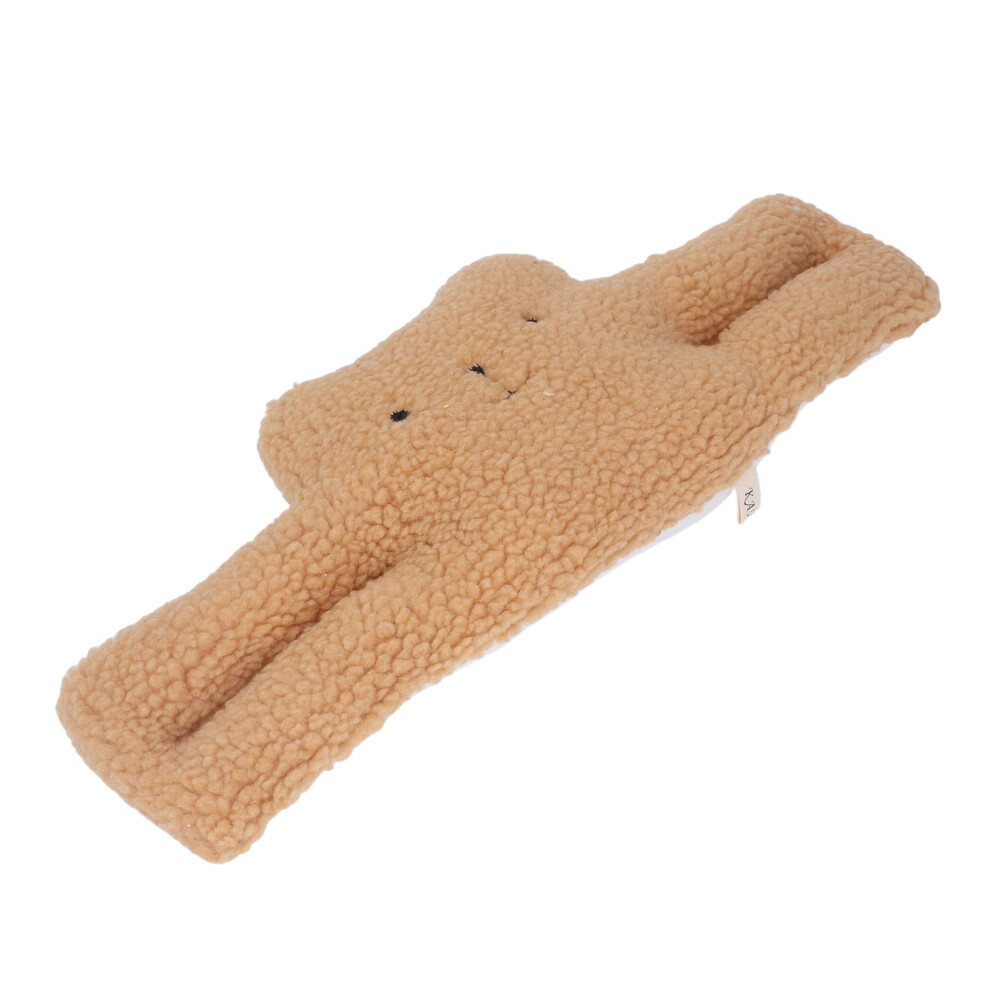 Cute Bear Door Stopper – 43X16.5cm Nordic Cartoon Plush Brown