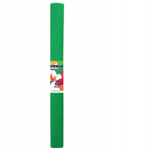 Grøn skole crepepapir 50 x 200 cm