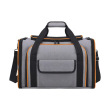 Comfortable Travel Pet Carriers Bag Large Folding Ventilated Bag For Cats And Dogs With Adjustable Shoulder Strap