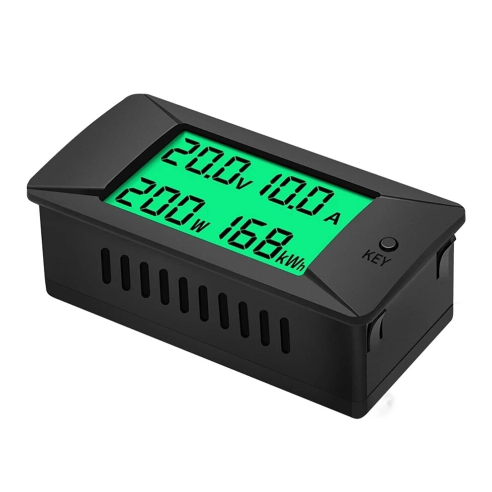0-300V 50A Shunt Built-In Dc Digital Bidirectional Ammeter Voltmeter Watt Meter Energy Power Meter 9067246383312