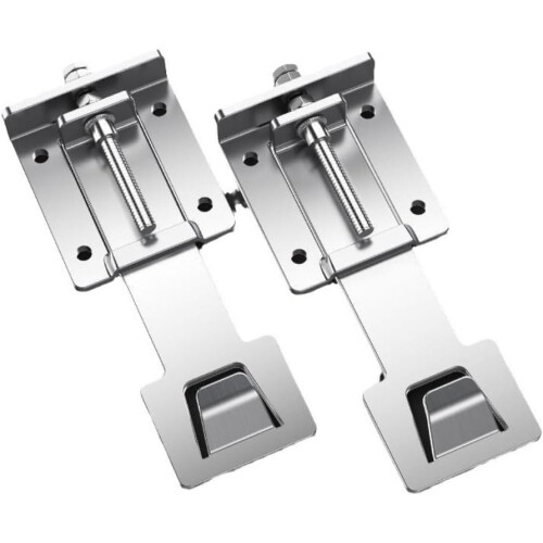 Adjustable Range Hood Wall Mount Bracket Set Galvanized Steel Height Adjustable Kitchen Vent Hoods 2 Pack Extended 2