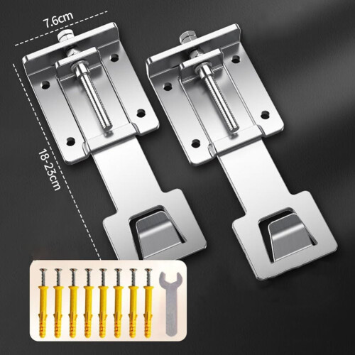 Adjustable Range Hood Wall Mount Bracket Set Galvanized Steel Height Adjustable Kitchen Vent Hoods 2 Pack Extended 1