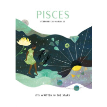 Astrology Pisces Hardcover Book