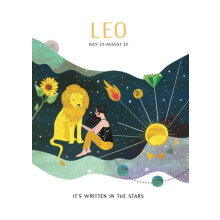 Astrology Leo Hardcover Book