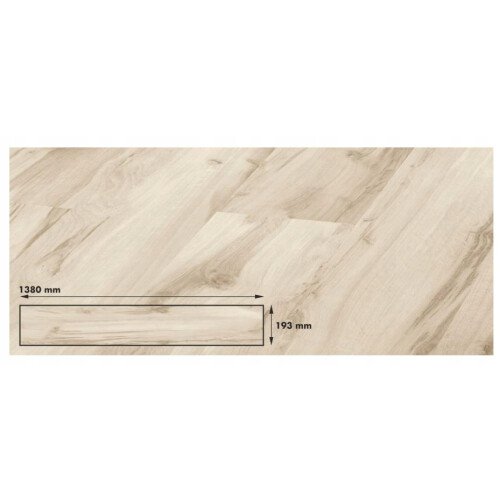 Laminerede gulvpaneler Eg Aspen AC3 7 mm 1