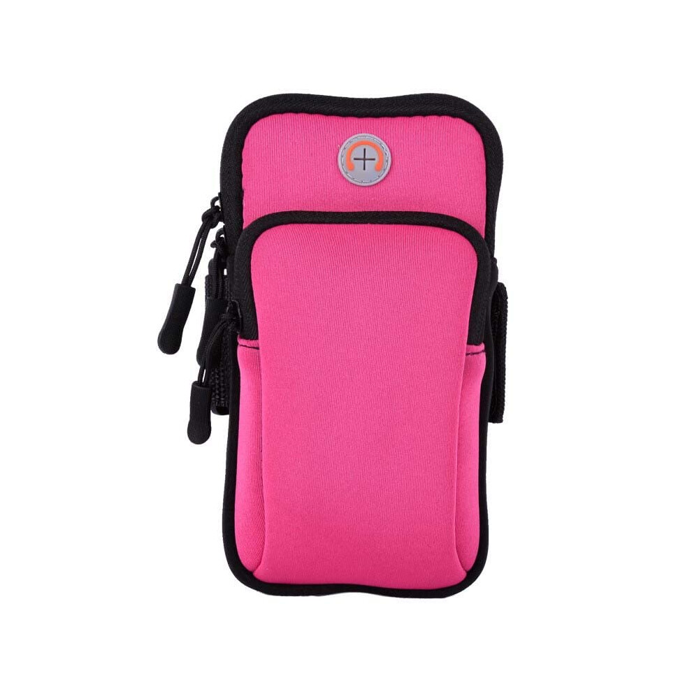 Armband Sport Bag For Samsung Galaxy A02s Smartphone Breathable Running Storage Case Pink 9354506596095