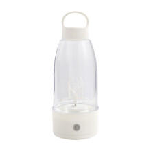 Electric Protein Shaker Bottle Portable Shaker Cup Automatic Mixing Blender Cup For Hiking Gym Camping Yoga White