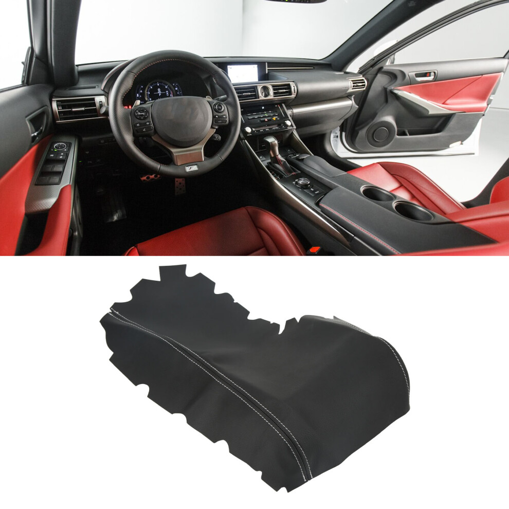 PU Leather Console Armrest Cover for IS250/IS350 2014-2017 Black-image-OPC-PMGZNZT-NEW