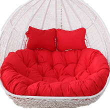 Waterproof Egg Chair Swing Cushion 140x110cm For Outdoor Hanging Hammock, Washable, Thick Wicker, Large 2-Seat Swing