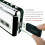 USB Connected Cassette Player For Digitizing Tapes, PC Compatible USB Interface, Portable Vintage Audio Playback 5