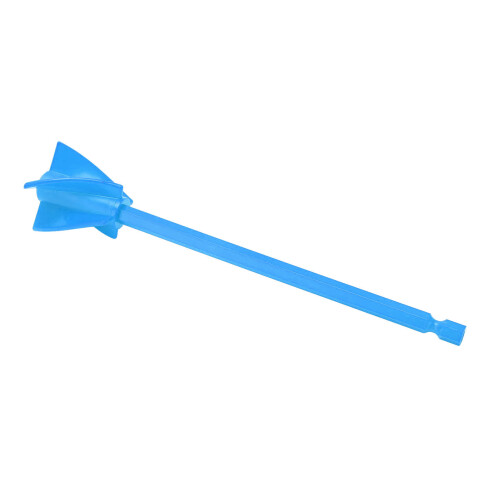 Blue 4Pcs Resin Mixer Paddles - Compatible with 1/4in Drill Bits 2