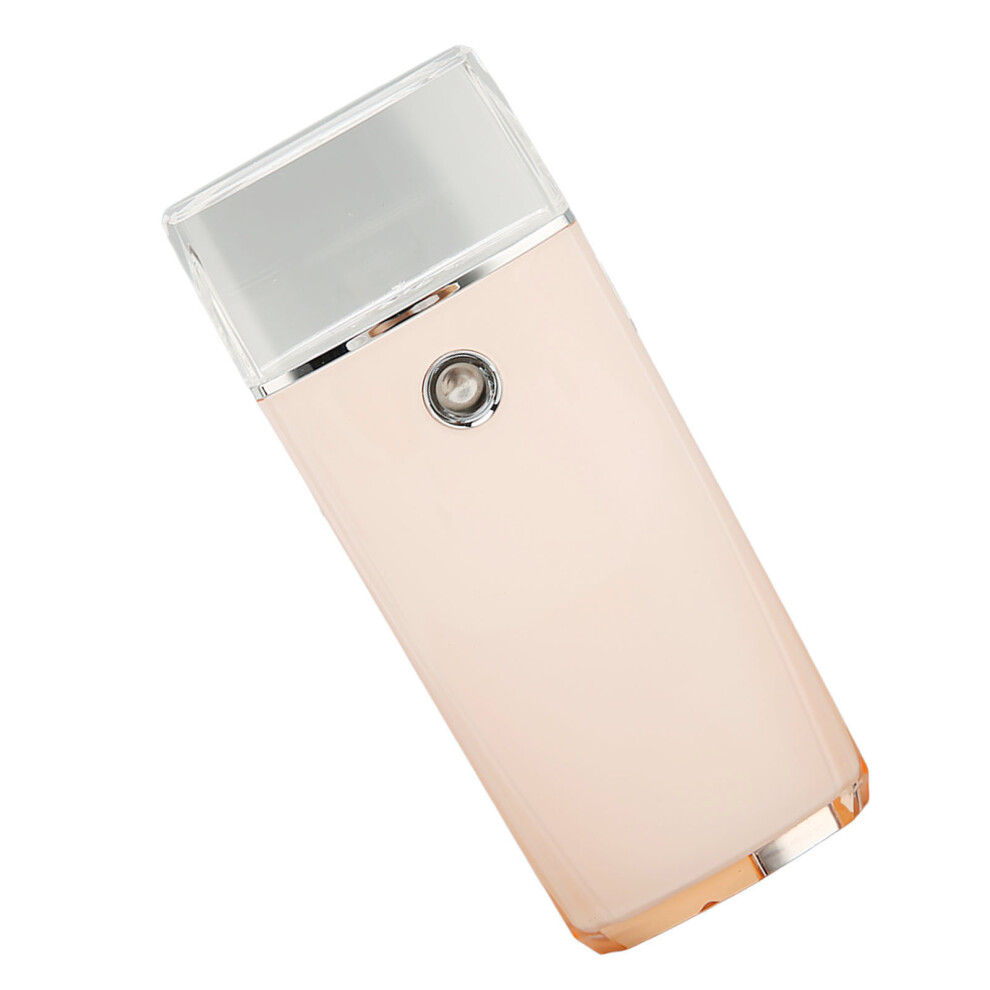 Pink Mini Facial Mist Sprayer 18Ml Nano Usb Handheld For Makeup