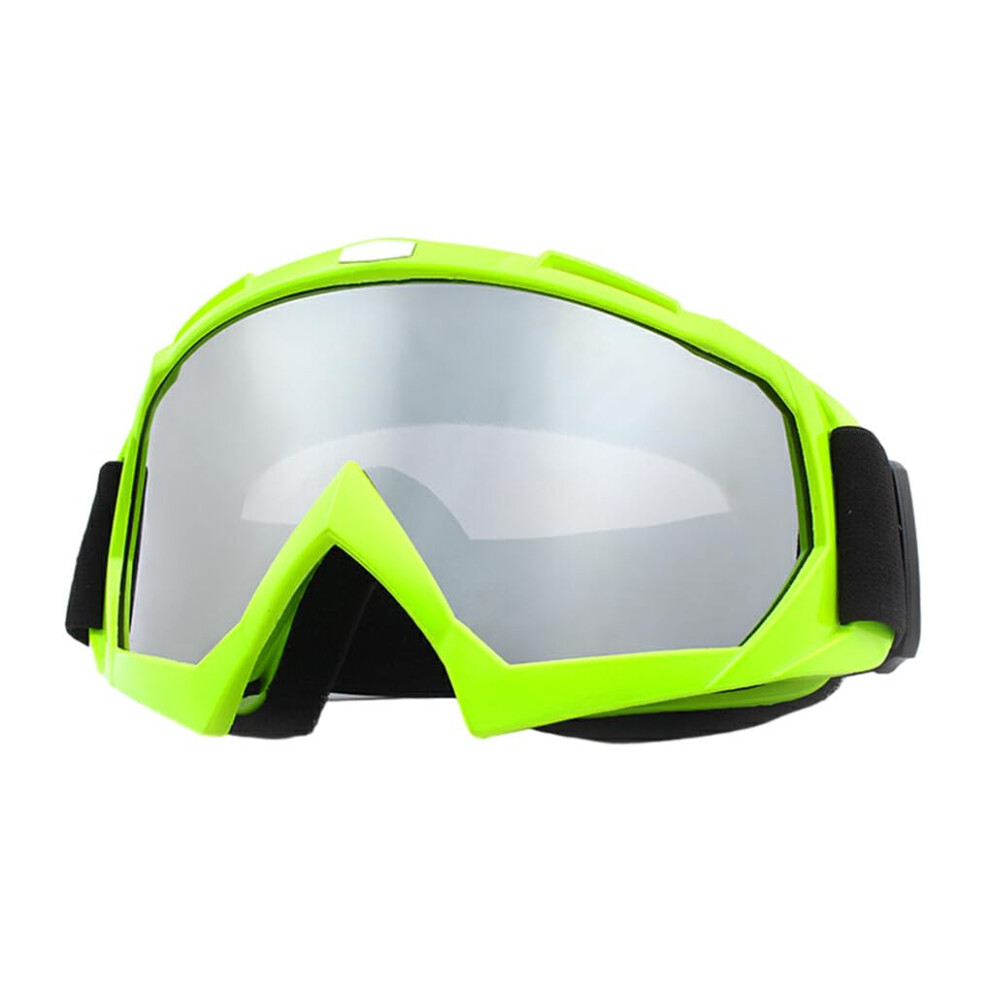 Goggles Non Sliding Elastic Band For Secure Fit Motocross Goggles Snowboard Goggles PC Lens Green Silver-image-OPC-PMGZQZM-NEW