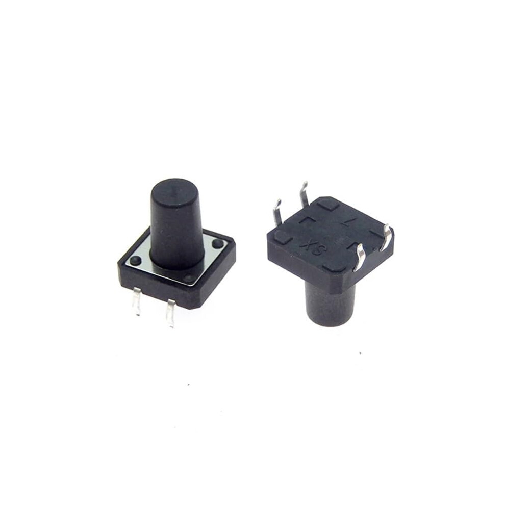 12X12x13mm 4Pin Dip Tact Push Button Switch 20Pcs Tactile Light-Touch 12X12x13mm Size 9354506597337