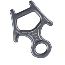 Rock Climbing Carabine Figure Eight Descender Aluminum Belay Device For Professional Climbers