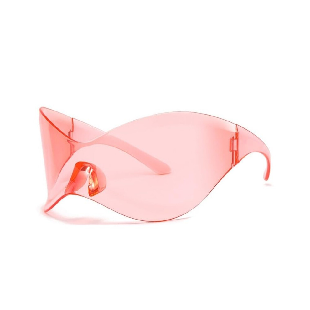 Motorbike Goggles Uv400 Oversized Sunglasses For Riding Sport Sun Glasses One Piece Eyewear Goggle Style Color L 9084446676952