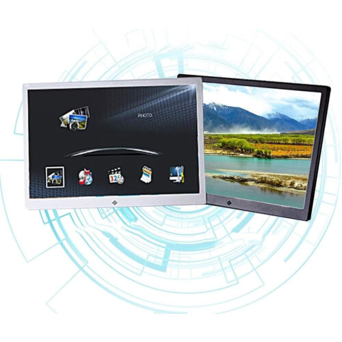 Photo Frame Video Machine Multi-Functional Electronic Album HD Digital Player Advertising Machine Black 2