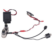 Geigen-Pickup-Set, Metall/Kunststoff, 9V-Batterie (ohne)