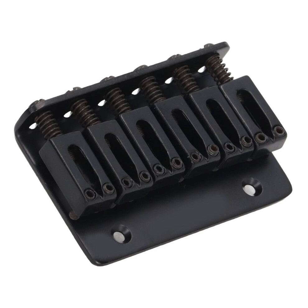 6 String Iron Electric Guitar Fixed Saddle Bridge, Black, Top Loader-image-OPC-PMGZT8R-NEW