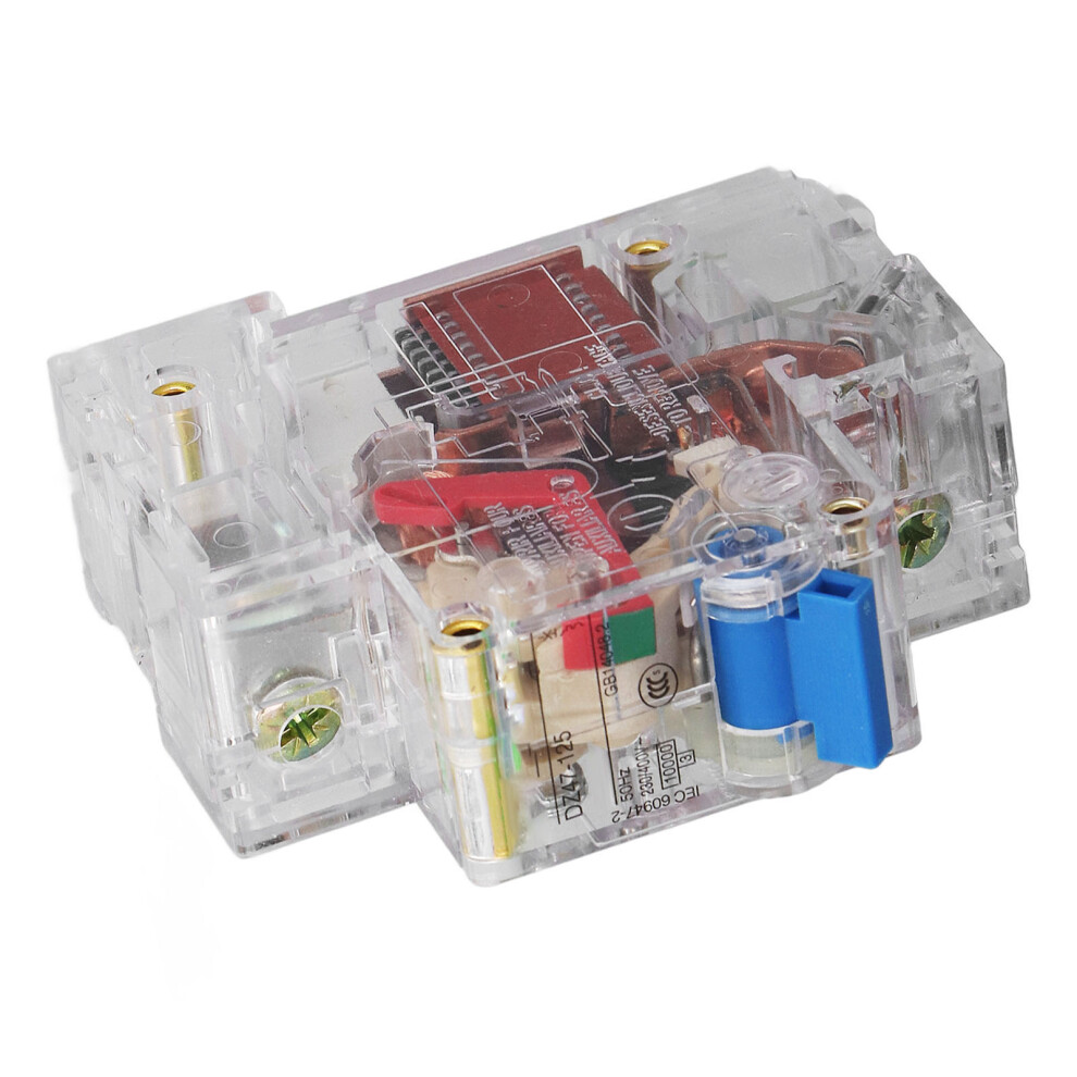 Transparent 1P Abs Circuit Breaker 230V 400V Sensitive Operation 9381356405468