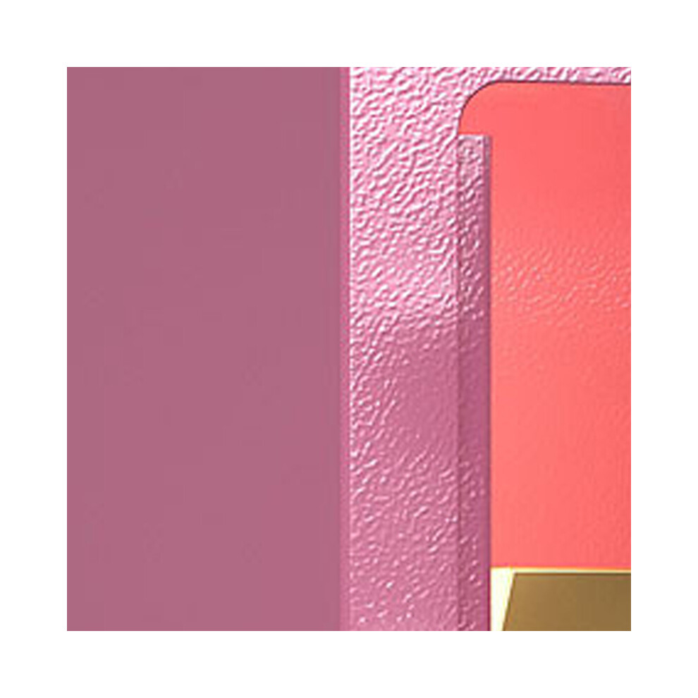 Carbon Alloy Steel Fireproof Security Safe Box, Pink, 17X23x17cm 4911356408005
