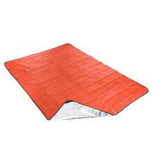 Outdoor Survival Blanket Foldable Camping Blanket Reflective Tarp 59x82 Inch For Camping Hiking Car Travel Survival Gear