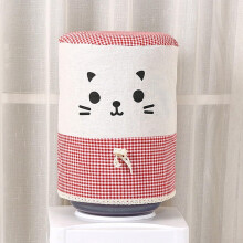 Water Dispenser Bottle Cover Cotton Linen Fabric Dust Protector For 5 Gallon Water Cooler Bottles Cat Pattern